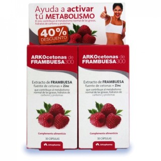 Activa tu metabolismo a la vez que pierdes peso con Arkocetonas de Frambuesa